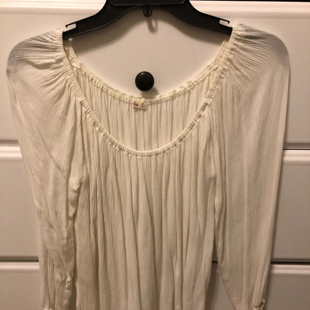 White off the shoulder
